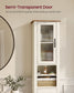 VASAGLE Tall Farmhouse Bathroom Cabinet with Drawer and Doors