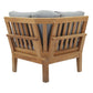Marina Outdoor Patio Teak Corner Sofa by Modway EEI-1146