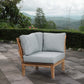 Marina Outdoor Patio Teak Corner Sofa by Modway EEI-1146