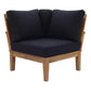 Marina Outdoor Patio Teak Corner Sofa by Modway EEI-1146
