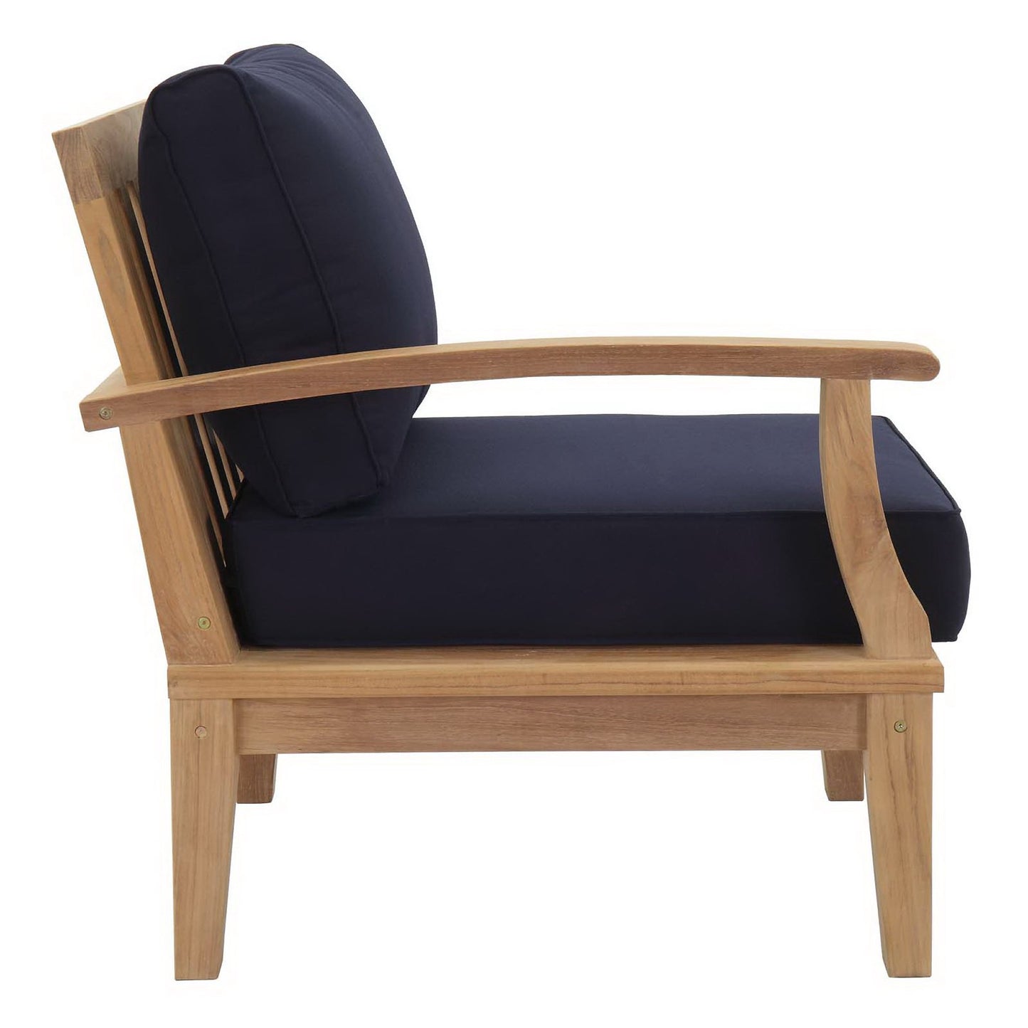 Marina Outdoor Patio Teak Left-Facing Sofa by Modway EEI-1148