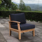 Marina Outdoor Patio Teak Left-Facing Sofa by Modway EEI-1148