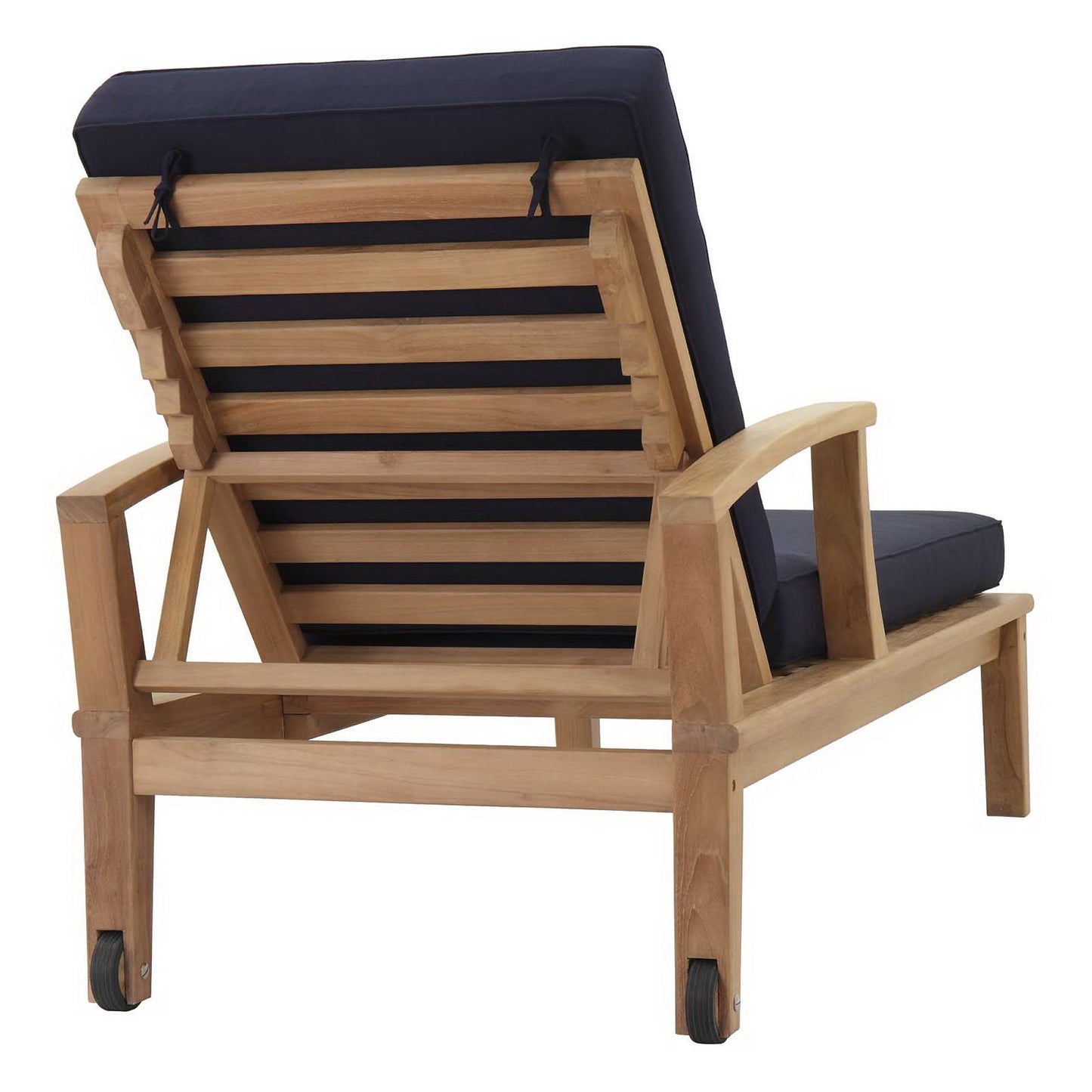 Marina Outdoor Patio Teak Single Chaise by Modway EEI-1151