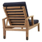Marina Outdoor Patio Teak Single Chaise by Modway EEI-1151
