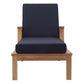 Marina Outdoor Patio Teak Single Chaise by Modway EEI-1151