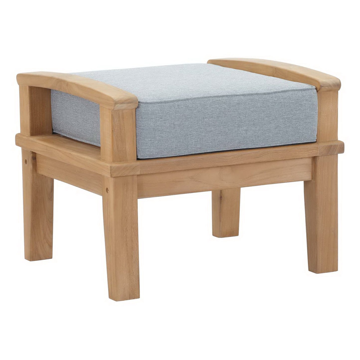 Marina Outdoor Patio Teak Ottoman by Modway EEI-1152