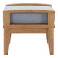 Marina Outdoor Patio Teak Ottoman by Modway EEI-1152