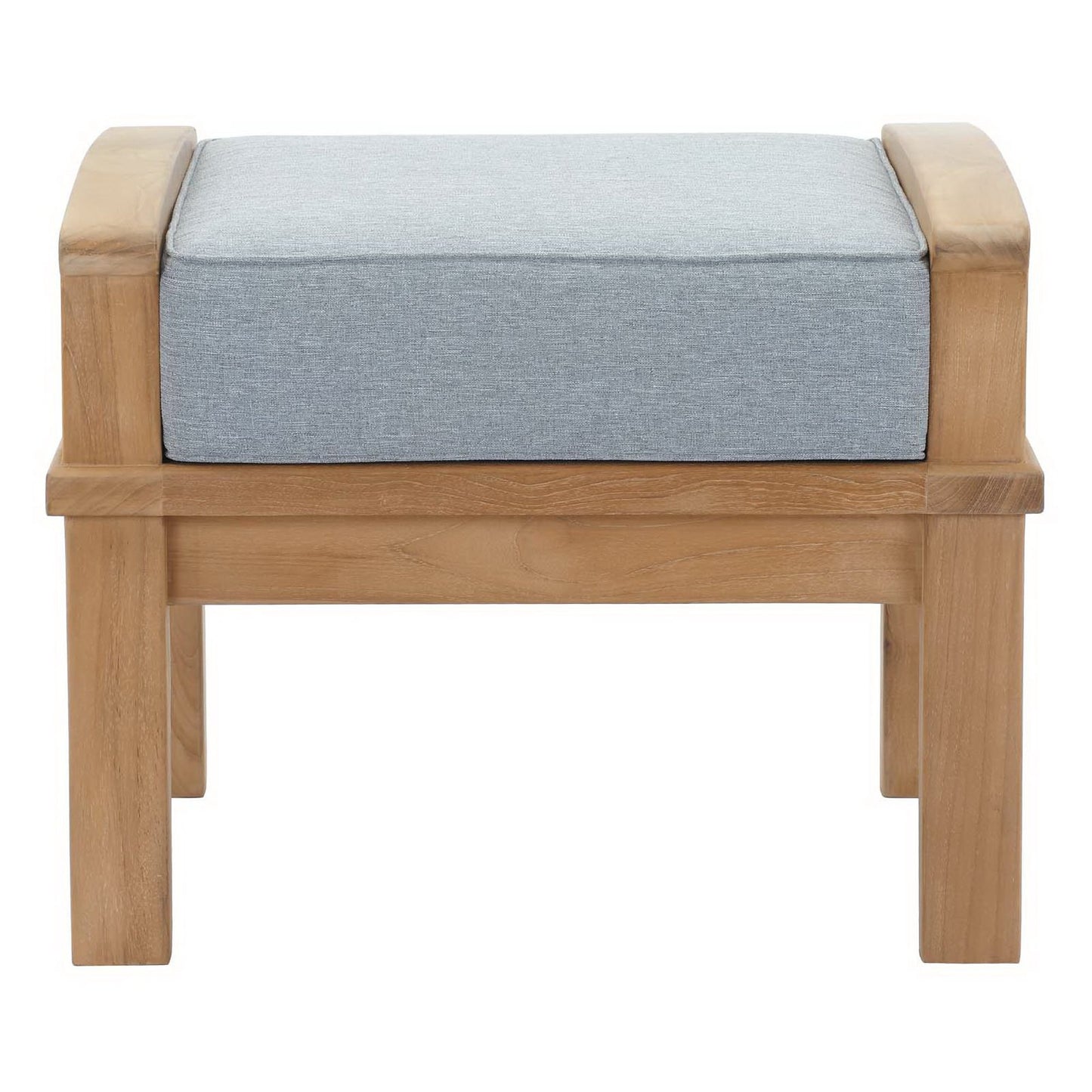 Marina Outdoor Patio Teak Ottoman by Modway EEI-1152