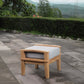 Marina Outdoor Patio Teak Ottoman by Modway EEI-1152