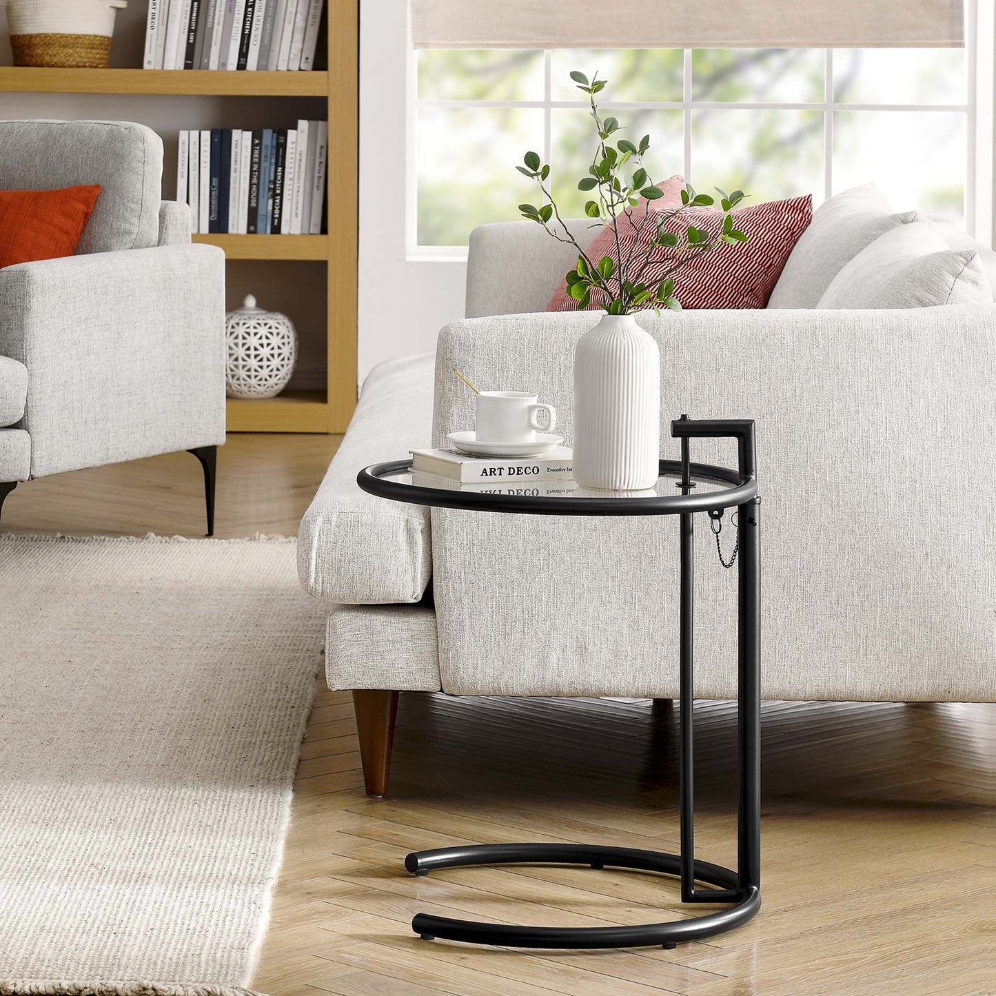 Eileen Gray Metal Side Table by Modway EEI-125