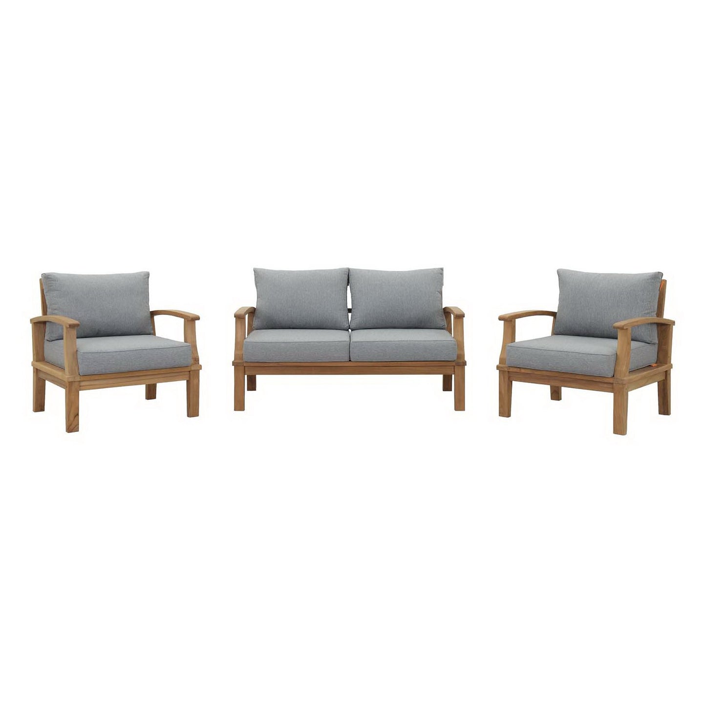Marina 3 Piece Outdoor Patio Teak Set by Modway EEI-1470