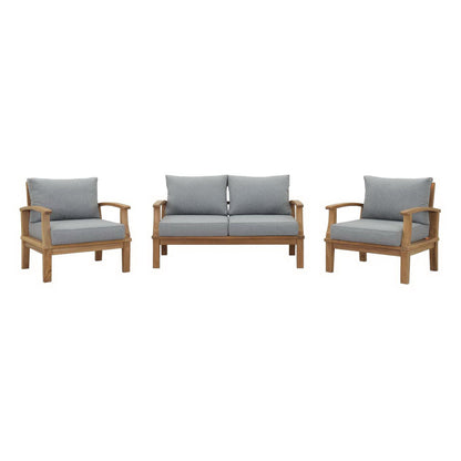 Marina 3 Piece Outdoor Patio Teak Set by Modway EEI-1470