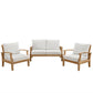 Marina 3 Piece Outdoor Patio Teak Set by Modway EEI-1470