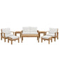 Marina 8 Piece Outdoor Patio Teak Set by Modway EEI-1471