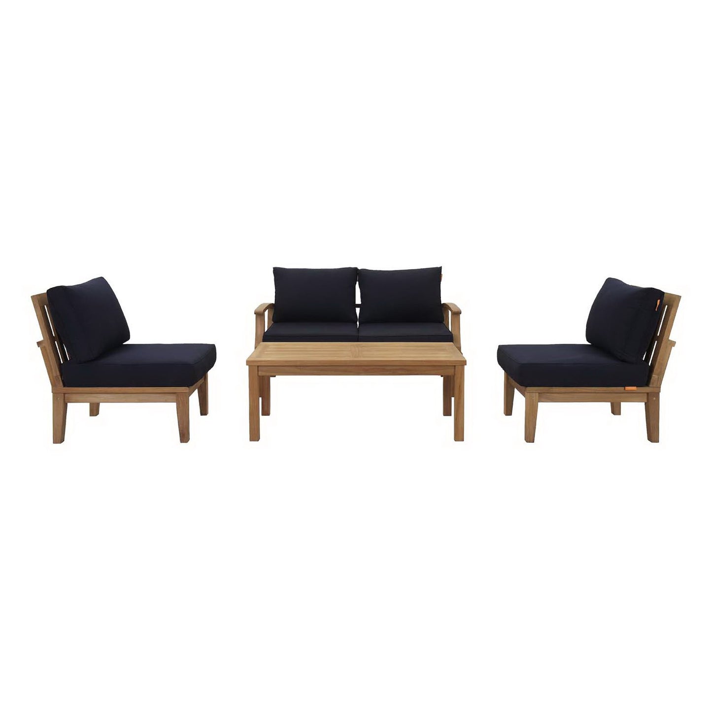 Marina 5 Piece Outdoor Patio Teak Set by Modway EEI-1477