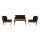 Marina 5 Piece Outdoor Patio Teak Set by Modway EEI-1477