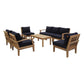 Marina 8 Piece Outdoor Patio Teak Set by Modway EEI-1479