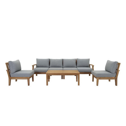 Marina 7 Piece Outdoor Patio Teak Set by Modway EEI-1481