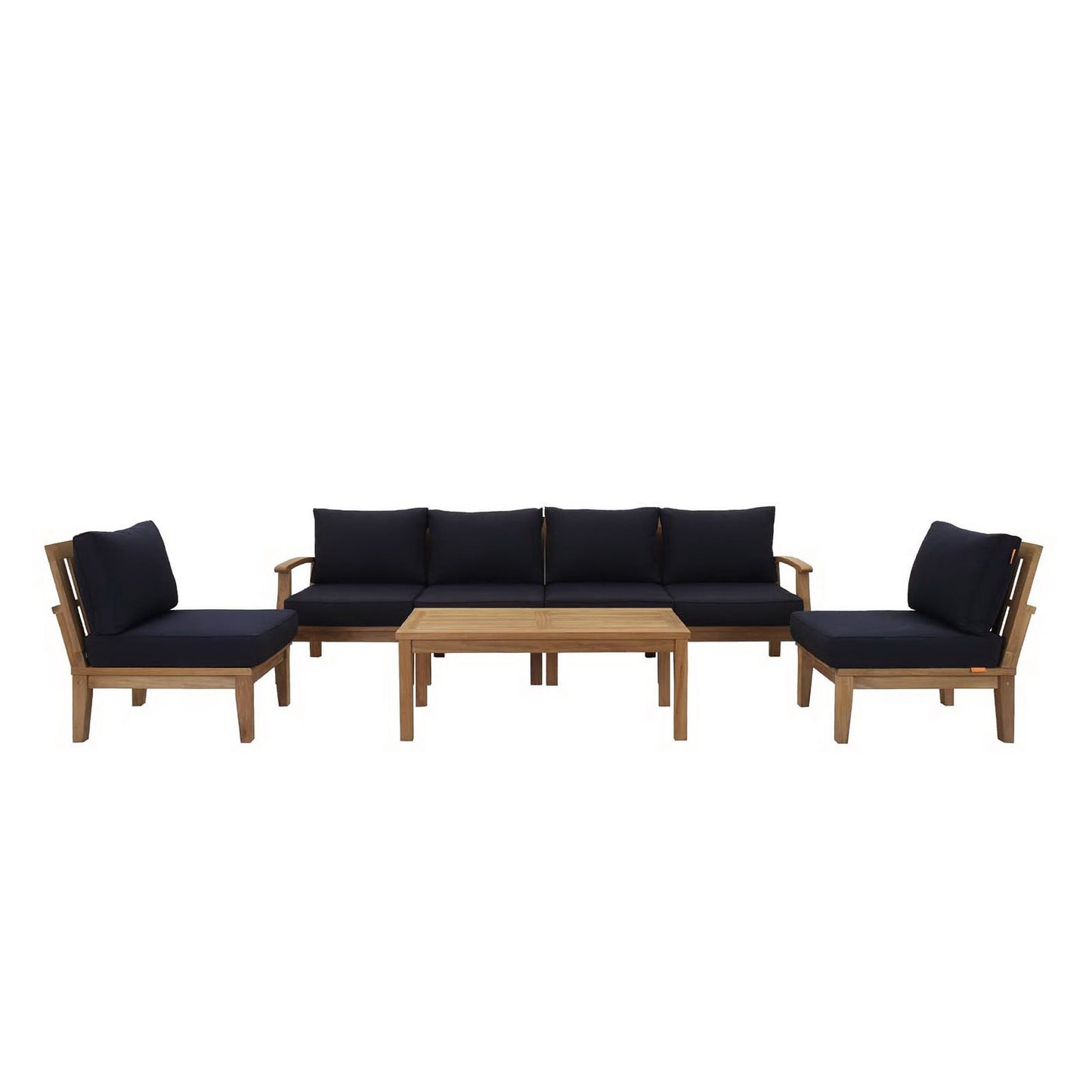Marina 7 Piece Outdoor Patio Teak Set by Modway EEI-1481
