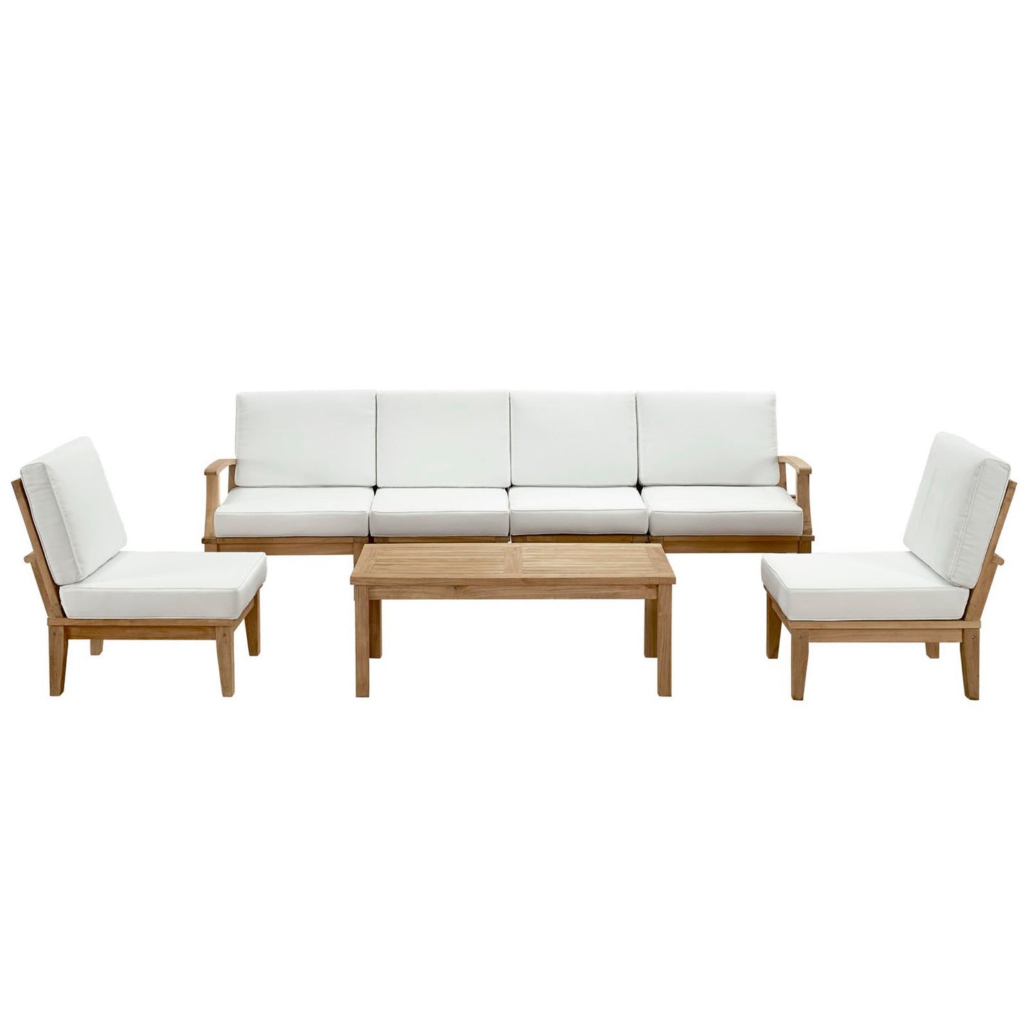 Marina 7 Piece Outdoor Patio Teak Set by Modway EEI-1481