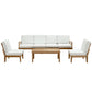 Marina 7 Piece Outdoor Patio Teak Set by Modway EEI-1481