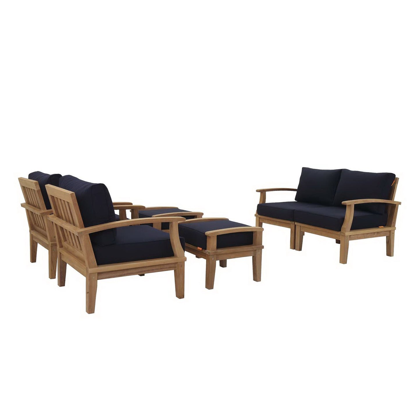 Marina 6 Piece Outdoor Patio Teak Set by Modway EEI-1597