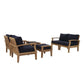 Marina 6 Piece Outdoor Patio Teak Set by Modway EEI-1597