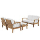 Marina 6 Piece Outdoor Patio Teak Set by Modway EEI-1597