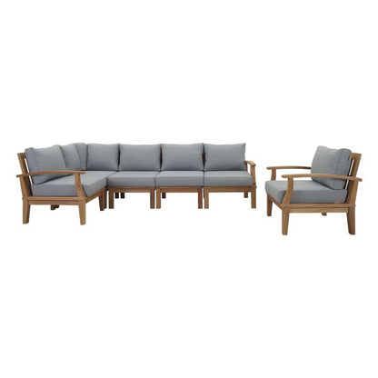 Marina 6 Piece Outdoor Patio Teak Set by Modway EEI-1816