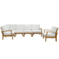 Marina 6 Piece Outdoor Patio Teak Set by Modway EEI-1816