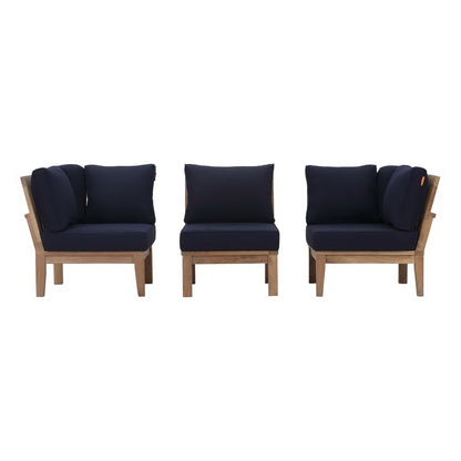 Marina 3 Piece Outdoor Patio Teak Set by Modway EEI-1820