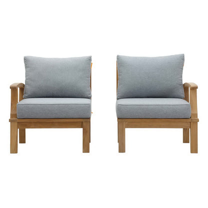 Marina 2 Piece Outdoor Patio Teak Set by Modway EEI-1822