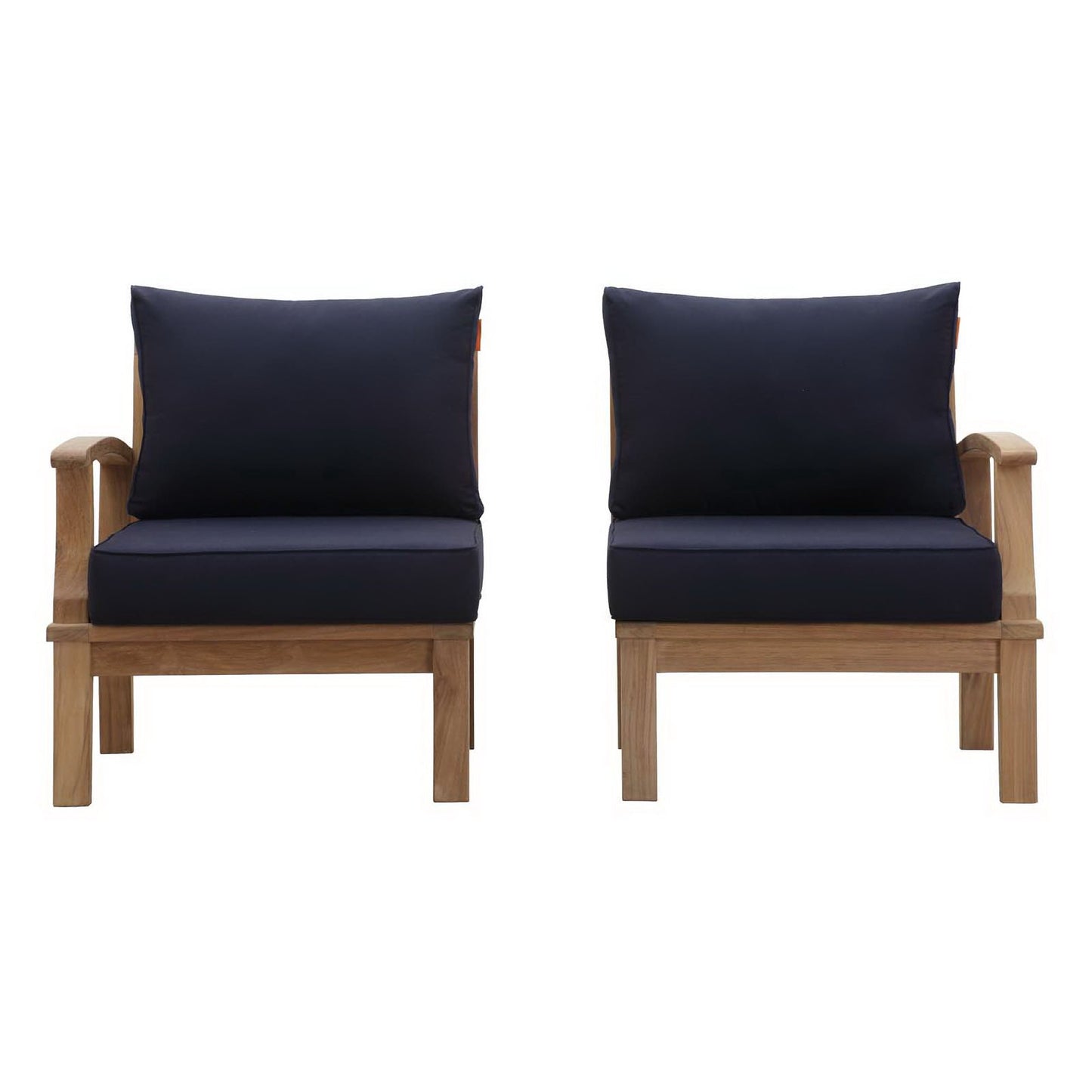 Marina 2 Piece Outdoor Patio Teak Set by Modway EEI-1822