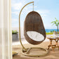 Bean Outdoor Patio Wood Swing Chair With Stand by Modway EEI-2277