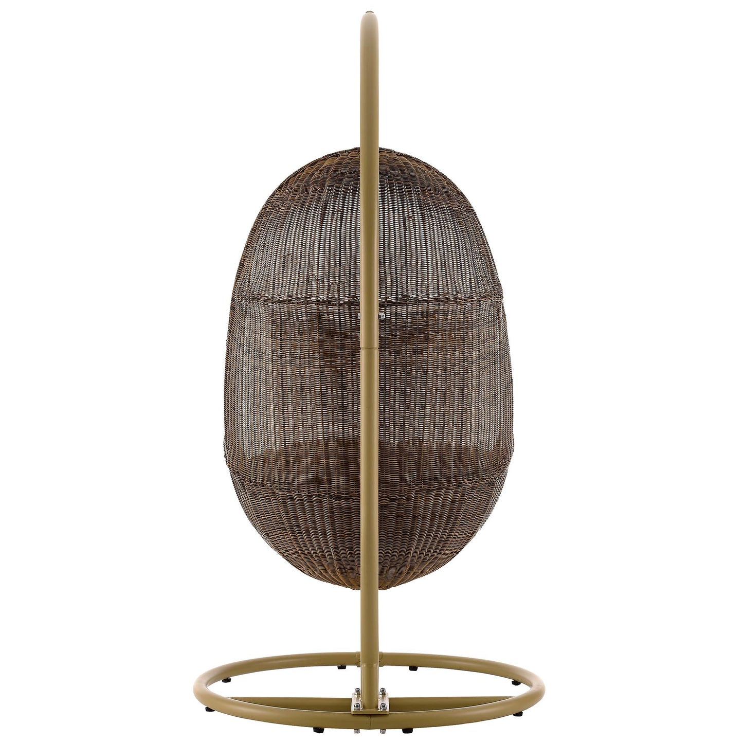 Bean Outdoor Patio Wood Swing Chair With Stand by Modway EEI-2277