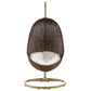 Bean Outdoor Patio Wood Swing Chair With Stand by Modway EEI-2277