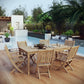 Marina 7 Piece Outdoor Patio Teak Dining Set by Modway EEI-3206