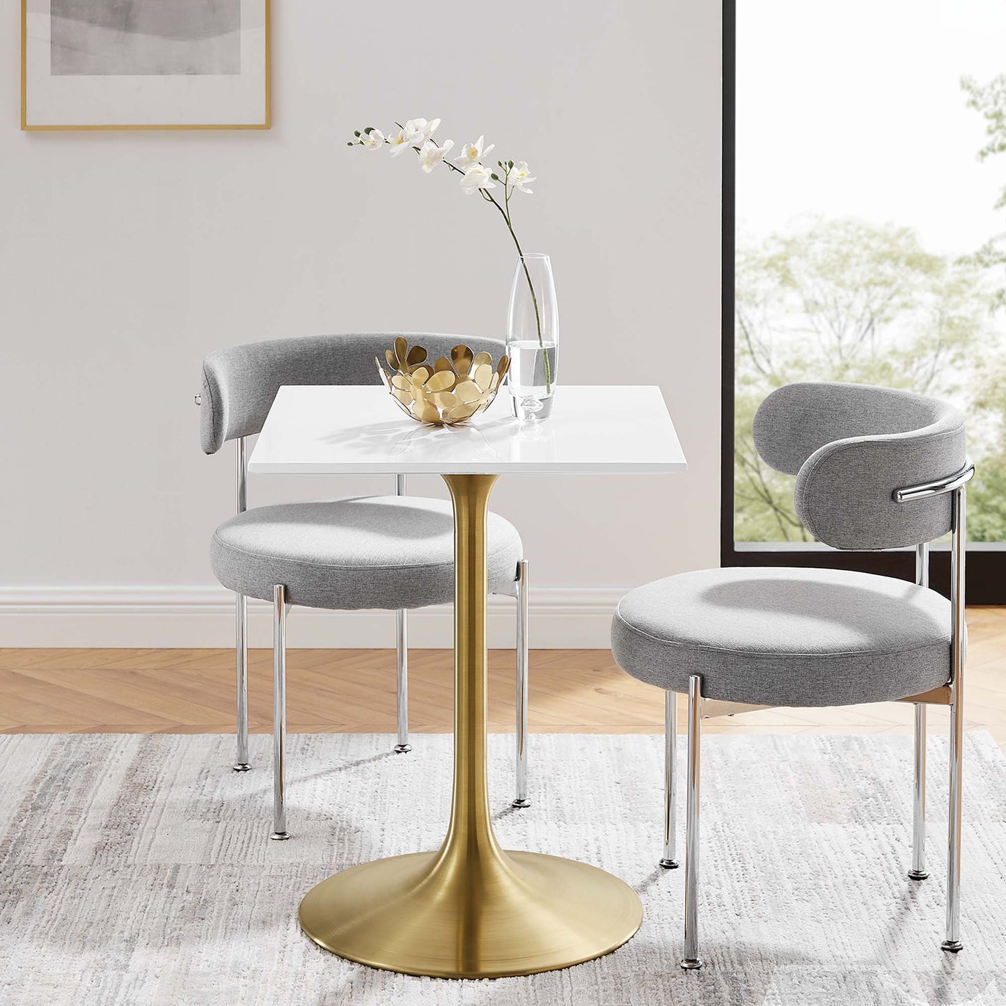 Lippa 24" Square Wood Dining Table by Modway EEI-3210