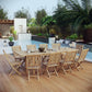 Marina 11 Piece Outdoor Patio Teak Dining Set by Modway EEI-3284