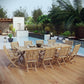 Marina 11 Piece Outdoor Patio Teak Dining Set by Modway EEI-3285