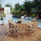 Marina 7 Piece Outdoor Patio Teak Dining Set by Modway EEI-3290