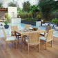 Marina 7 Piece Outdoor Patio Teak Dining Set by Modway EEI-3292