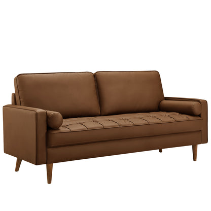 Valour Tufted Vegan Leather Sofa by Modway EEI-3765