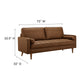Valour Tufted Vegan Leather Sofa by Modway EEI-3765
