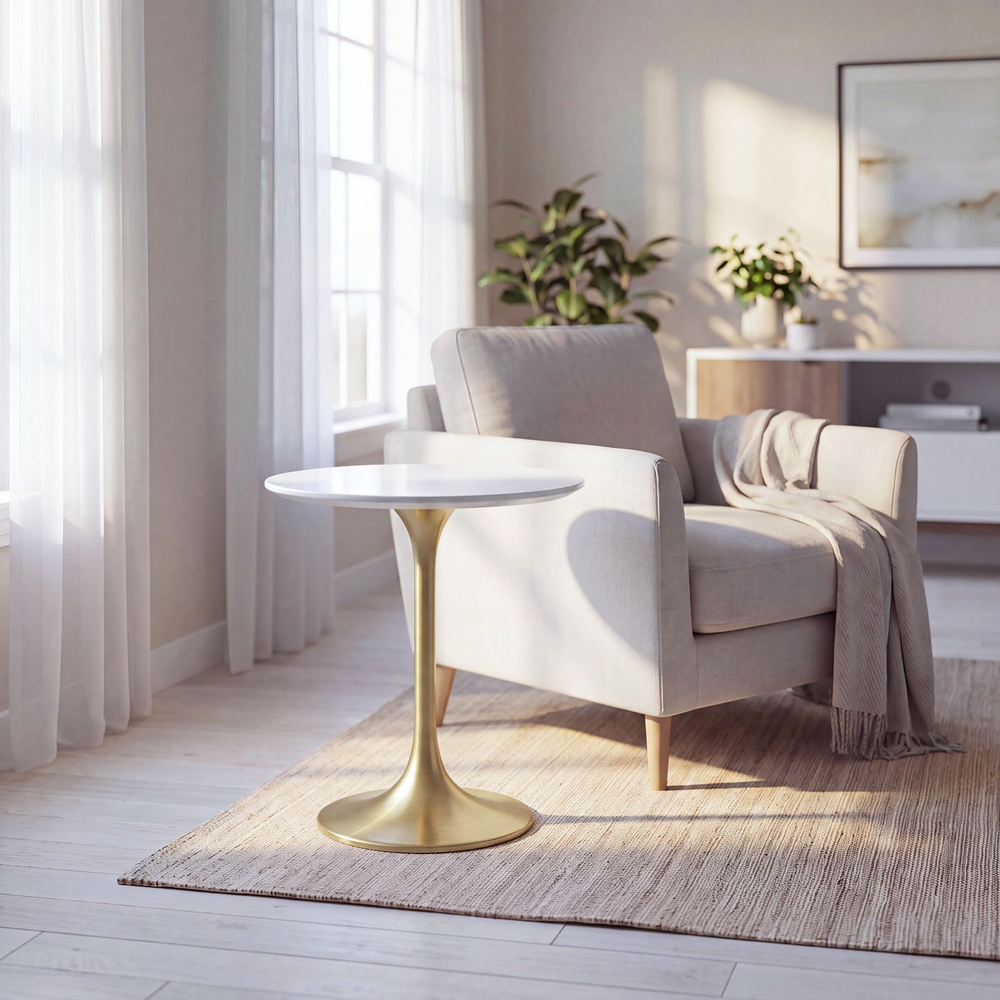 Lippa 20" Round Wood Side Table by Modway EEI-5686