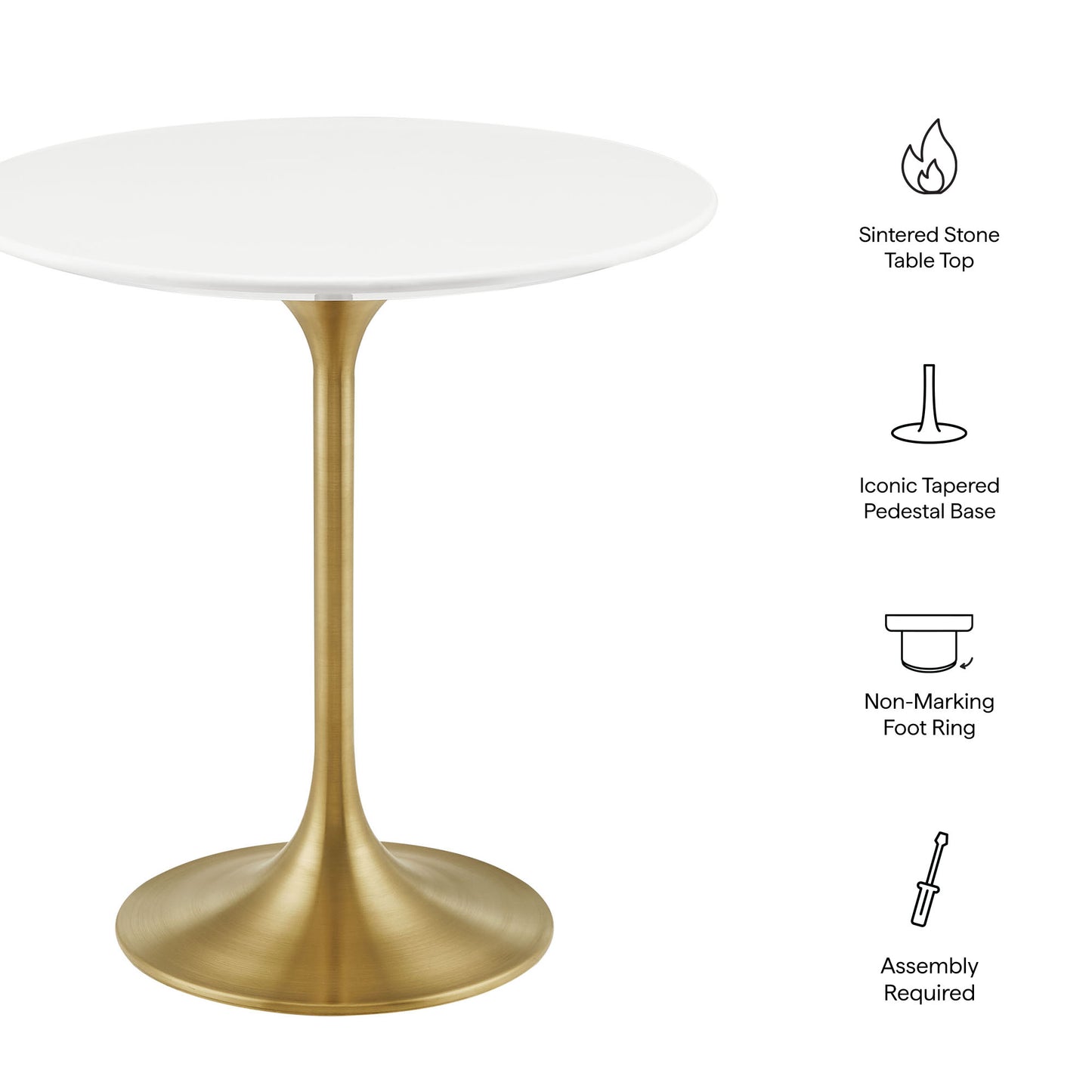 Lippa 20" Round Wood Side Table by Modway EEI-5686