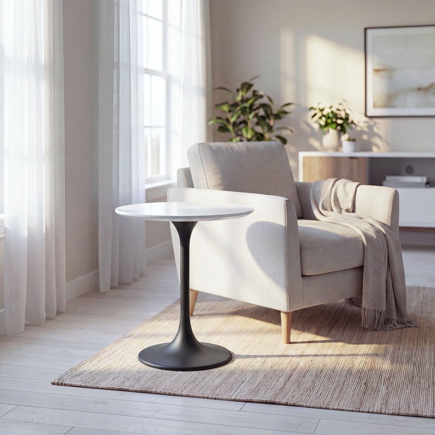 Lippa 20" Round Wood Side Table by Modway EEI-5691