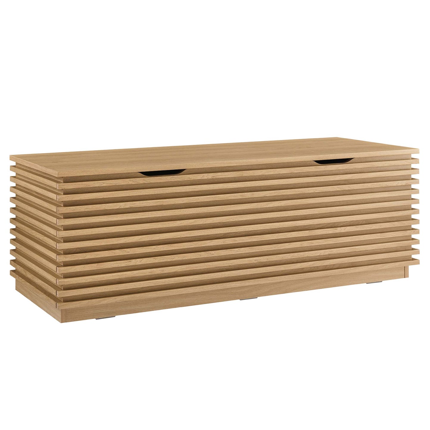 Render Fluted 3-in-1 Hall Tree With Storage Bench and Coat Rack by Modway EEI-7473