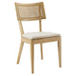 Caledonia Fabric Upholstered Wood Dining Chair Set of 2 by Modway EEI-6080
