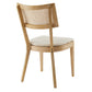 Caledonia Fabric Upholstered Wood Dining Chair Set of 2 by Modway EEI-6080